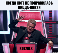 Когда Коте не понравилась пицца-нинзя Buzzols