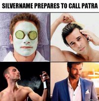 SilverName prepares to call Patra