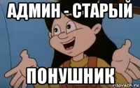 админ - старый понушник