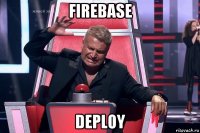 firebase deploy