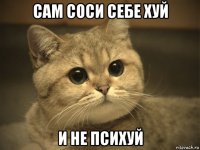 сам соси себе хуй и не психуй