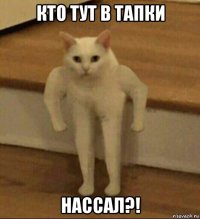 кто тут в тапки нассал?!