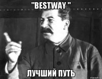 "bestway " лучший путь