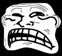 Создать мем Грустный trollface