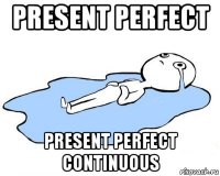 present perfect present perfect continuous