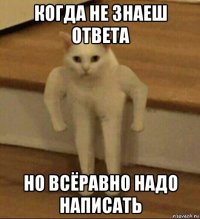 когда не знаеш ответа но всёравно надо написать