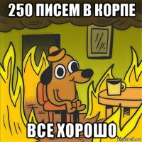 250 писем в корпе все хорошо