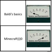 Baldi's basics Minecraft)))0