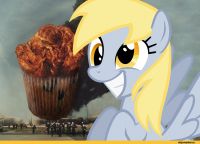 Создать мем My little pony Дёрпи Хувс