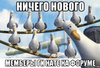 ничего нового мемберы ги нате на форуме