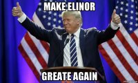 make elinor greate again