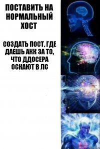 Поставить на нормальный хост Создать пост, где даешь акк за то, что ддосера оскают в лс  