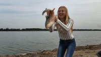 Создать мем Девушки на рыбалке круто ловят рыбу