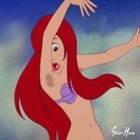 Создать мем Русалочка возмужала