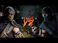Создать мем Scorpion vs subzero
