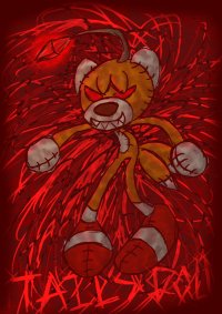 Создать мем Tails Doll TAILS DOLL
