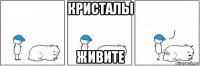 кристалы живите