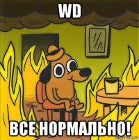 wd все нормально!