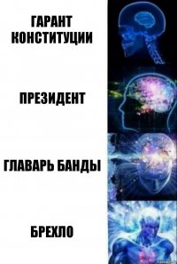 Гарант конституции Президент Главарь банды Брехло