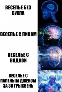 веселье без бухла веселье с пивом веселье с водкой веселье с паленым джеком за 30 грыхвень