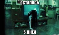осталось 5 дней