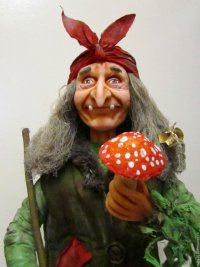 Создать мем Бабаяга