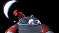 Создать мем Илон Маск Tesla Roadster Хуй в Рот и ещё ПИТУХ
