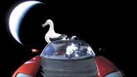 Создать мем Илон Маск Tesla Roadster Хуй в Рот и ещё ПИТУХ