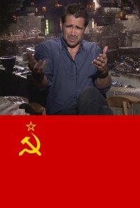 Создать мем Колин фаррелл удивлен флаг ссср