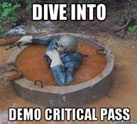 dive into demo critical pass
