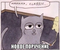  новое поручение