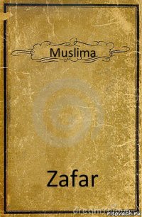 Muslima Zafar