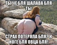 ты чё бля шалава бля ты страх потеряла бля? к ноге бля овца бля!
