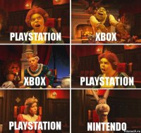 Playstation Xbox Xbox Playstation Playstation Nintendo