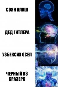 Соян Алаш Дед Гитлера Узбексих осел Черный из бразерс