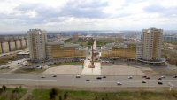 Создать мем Ебанутая Караганда