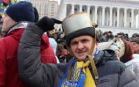 Создать мем Майдан кастрюля