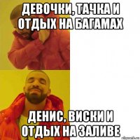 девочки, тачка и отдых на багамах денис, виски и отдых на заливе