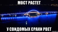 мост растет у свидомых сраки рвет