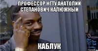 профессор нгту анатолий степанович калюжный каблук