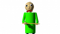 Создать мем Балди с линекой XD