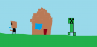 Создать мем MineCraft