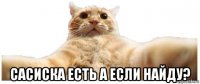  сасиска есть а если найду?