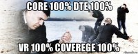 core 100% dte 100% vr 100% coverege 100%