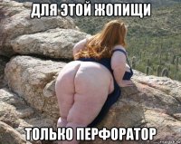 для этой жопищи только перфоратор
