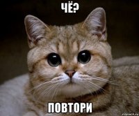 чё? повтори