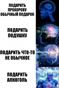 Подарить Прохорову обычный подарок Подарить подушку Подарить что-то не обычное Подарить алкоголь