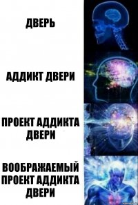 Дверь Аддикт двери Проект аддикта двери Воображаемый проект аддикта двери