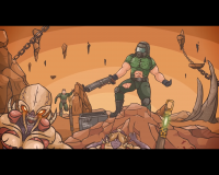 doom , Мем DoomGuy