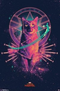 Создать мем Кот Марвел